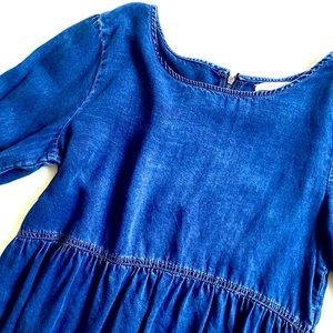 Francesca’s Blue Denim Top